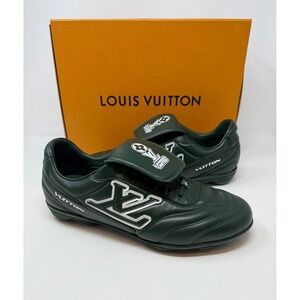 Louis Vuitton Footprint Soccer Sneaker Green Fits Size 10 US 8 LV